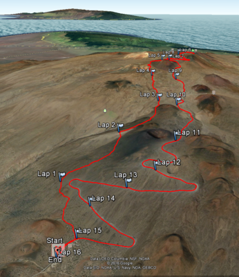 15 mile round trip to Mauna Kea