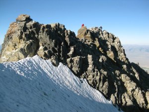 climbing chicken out ridge