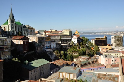 Valparaiso is built on a hill