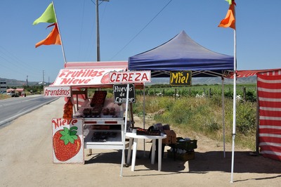 Strawberry stand