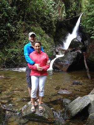 waterfall in cocora